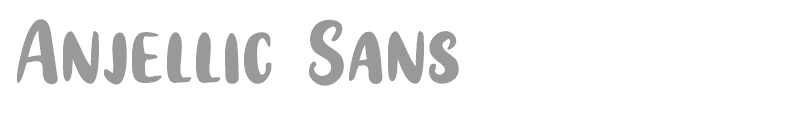 Anjellic Sans
